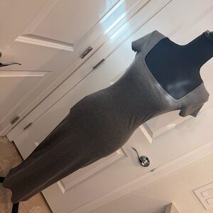 See You Monday Charcoal Midi Dress